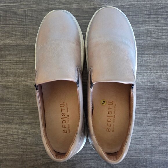 Bed Stu Hermione Distressed Leather Slip-On Sneaker Shoe Nectar Lux Women's 6 - Picture 7 of 12